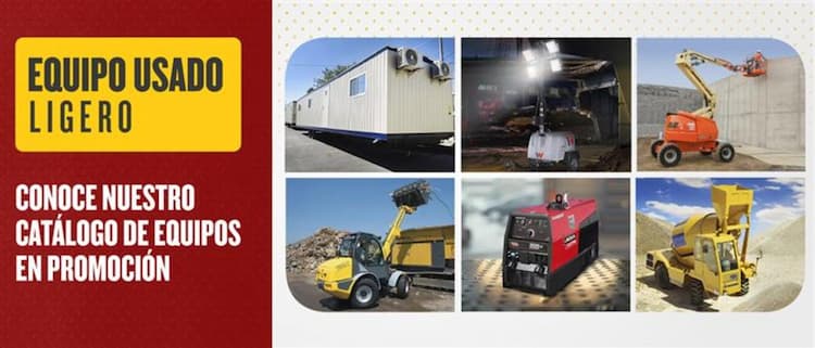 IMPULSA TU PROYECTO CON EQUIPO LIGERO USADO DE LA MÁS ALTA CALIDAD
